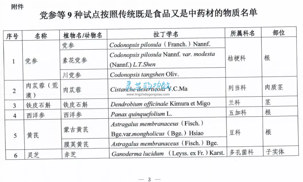 灵芝被纳入药食同源物质管理目录工作取得新突破